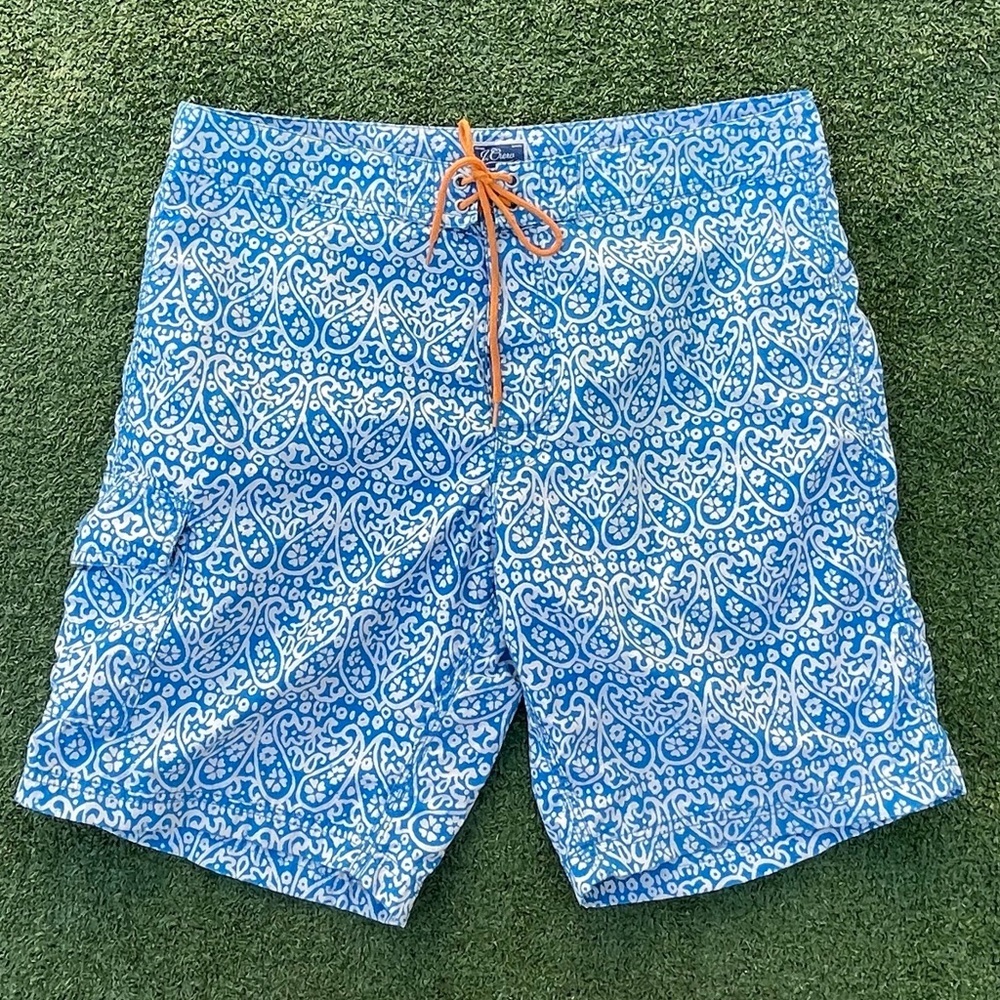 JCREW mens swim trunks size 33 Preowned Vegas summer pool party beach Laughlin - Picture 5 of 5